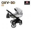 Adbor OXV-3D babakocsi 05 szürke/fehér