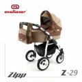 Adbor Zipp babakocsi Z-29 Capuccino+fekete váz