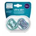 Avent 7091 játszócumi 18hó Ultra air elefántos fiús 2db