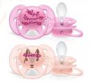 Avent 8606 játszócumi 6-18hó Ultrasoft lányos 2db SCF223/04