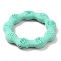 Babyono 825/03 rágóka RING kék szilikon gyűrű