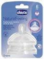 Chicco 810472 etetőcumi 6+ gyors folyású, NaturalFeeling