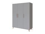 Faktum Flip Grey 3 osztású szekrény