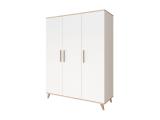 Faktum Flip W 3osztású szekrény White&Oak