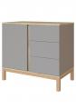 Faktum Loop G komód (Grey&Oak) 96*58*88cm