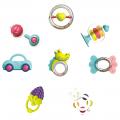 Konig Kids 608-70 rágóka és csörgő szett, 8 db-os