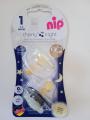 Nip 91010 játszócumi 0-hó cseresznye 2db latex világítós