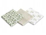 sensillo textilpelenka Elefántos 70*80cm 3db-os bambusz 0805