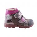 Szamos 1421 407491 20 szürke  pink 2 tépős bokacipő