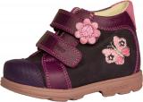 Szamos 1553-407490 20 lila-pink szárascipő 2tétős