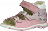 Szamos 4352-406913 35 pink/fehér szandál 2csat 1tépős