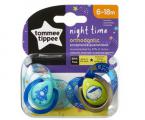 Tommee Tippee 333629 6-18hó Night játszócumi 2db-os