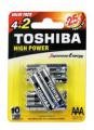 Toshiba TO-9261 AAA ceruza elem alkáli High Power db-ra
