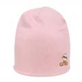 Yo sapka CDA-0001G 42-44 pink púder lány dupla őszi sapka