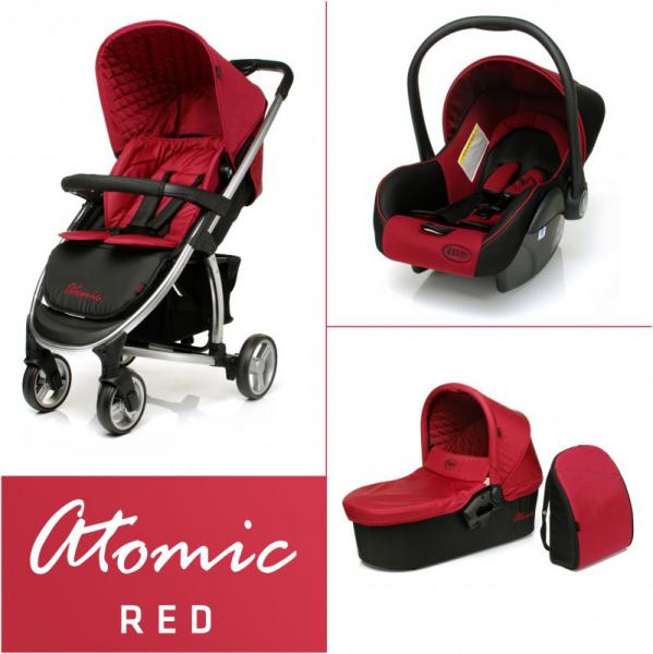 4Baby Atomic babakocsi piros 3:1