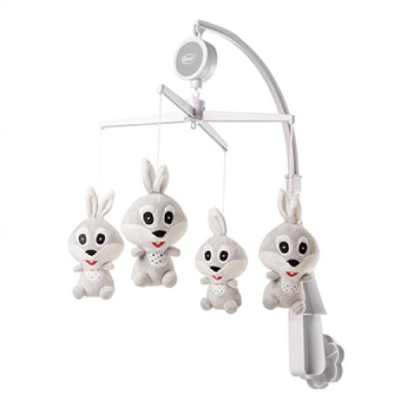 4Baby plüss zenélő forgó nyuszi
