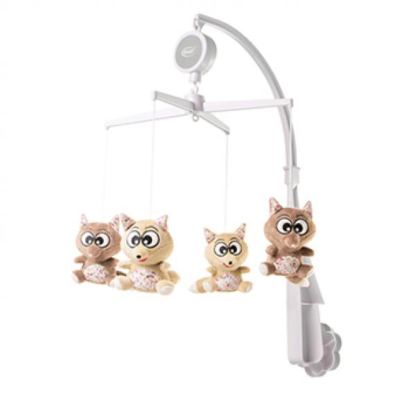 4Baby plüss zenélő forgó róka