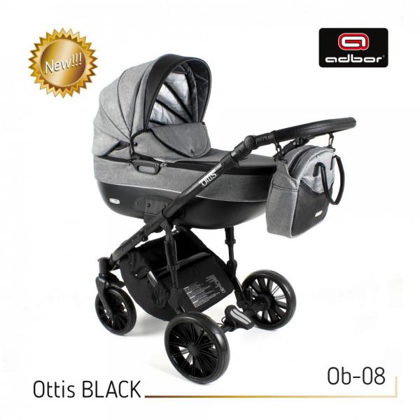 Adbor Ottis OB-08 szürke babakocsi