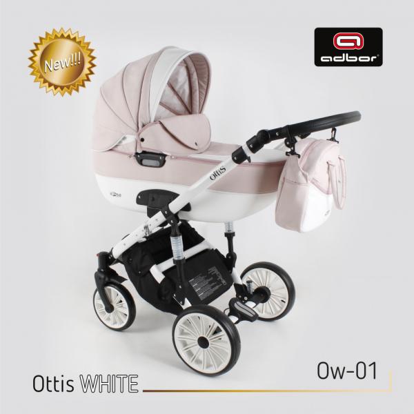 Adbor Ottis OW-01 rózsaszín babakocsi