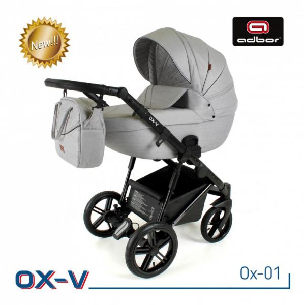 Adbor OX-V 01 babakocsi világosszürke