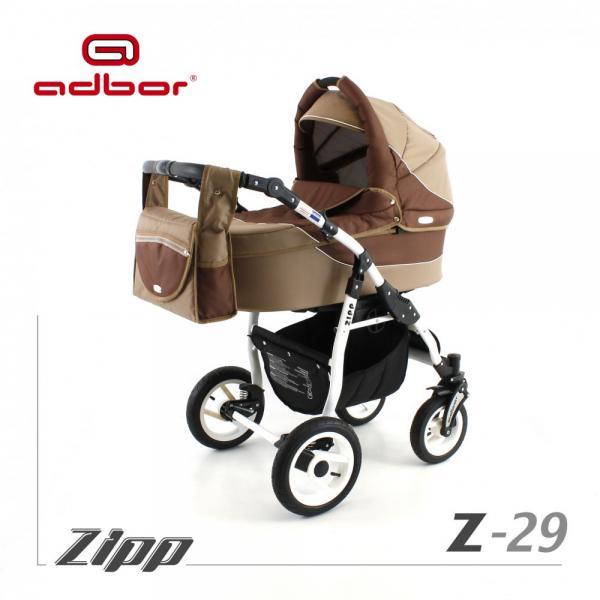 Adbor Zipp babakocsi Z-29 Capuccino+fekete váz