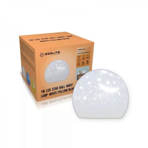 Asalite Csillaggömb éjjelifény 1W LED
