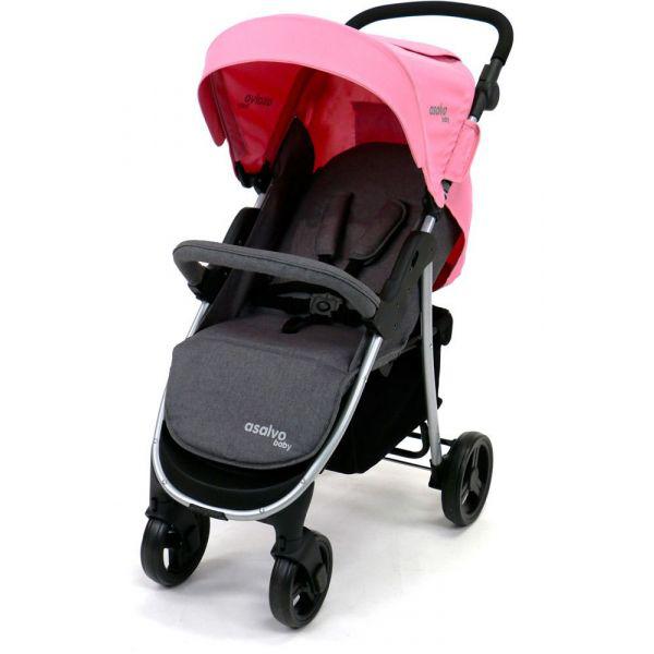 Asalvo babakocsi PARIS Pink sport 22kg-ig
