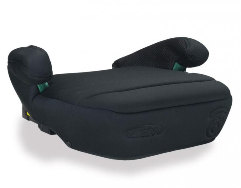 Asalvo ülésmagasító Rise Black Fix I-size Isofix 125-150cm