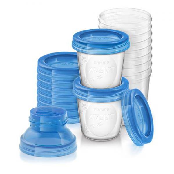 Avent 1602 VIA anytejtároló rendszer 10db-os, SCF618/10