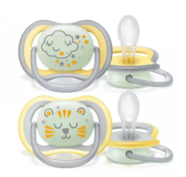 Avent 2708 játszócumi 18hó+ Ultra air éjszakai 2db SCF376/01