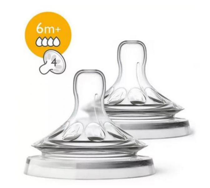 Avent 4027 etetőcumi Natural 6hó+ gyors átfolyású