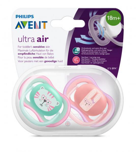 Avent 6234 játszócumi lány 18hó+ SCF349/15 2db