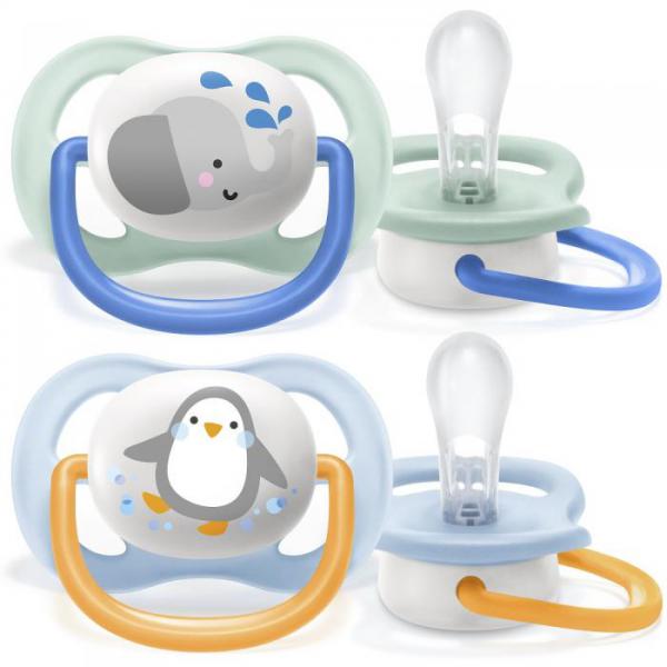Avent 9336 játszócumi 0-6hó Ultra air Animals
