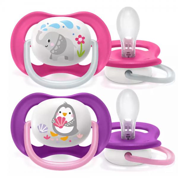 Avent 9459 játszócumi 6-18hó Ultra air Animals