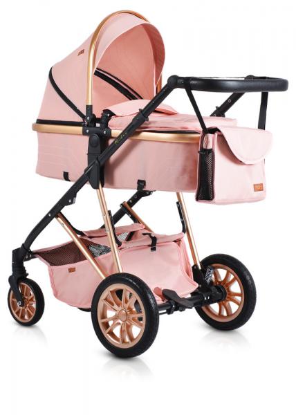 Babavilág babakocsi újszülött  szett 3:1 Pink Midas