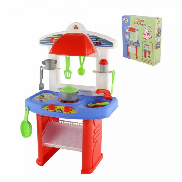 Babavilág babakonyha Polesie   Piros/kék 49cm
