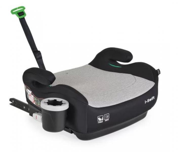 Babavilág I-Swift szürke 125-150cm I-size, Iso ülésmagasító