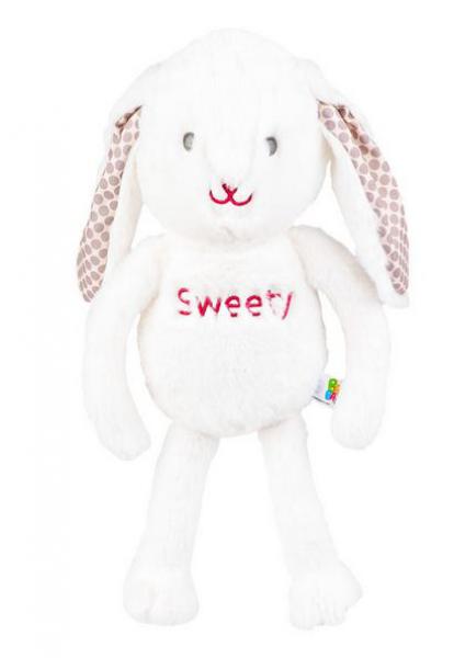 Babavilág ölelhető plüss Bunny fehér 81970