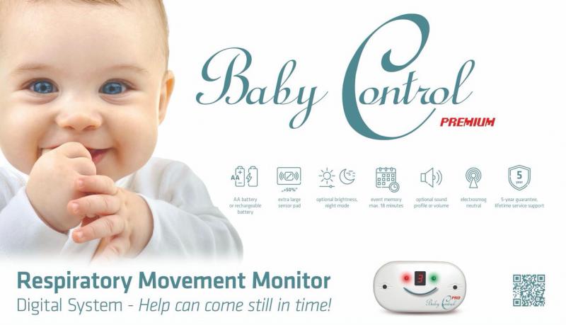 Baby Control Premium 1lapos légzésfigyelő 36*54cm érzékelő