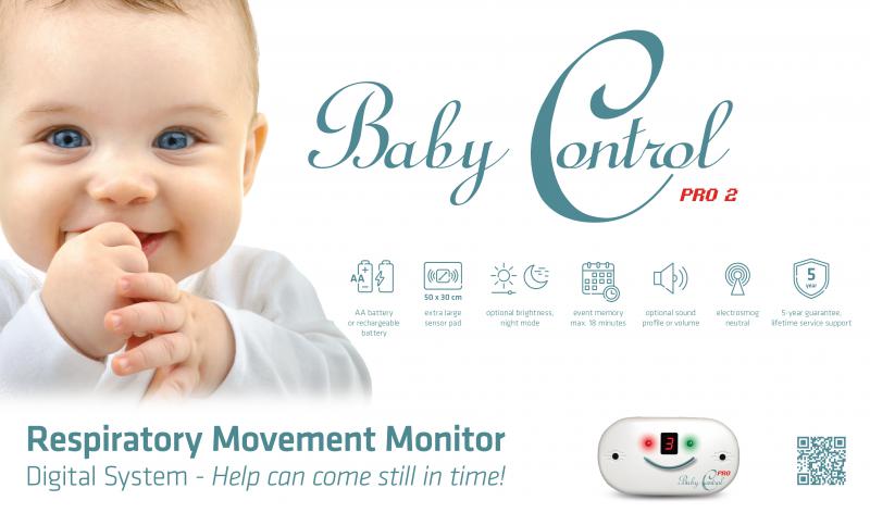 Baby Control Pro2 légzésfigyelő készülék 28*47cm érzékelőlap