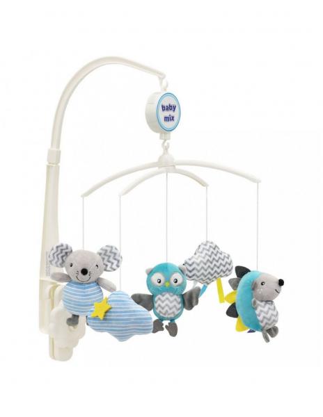 Baby mix zenélő forgó Süni,Egér,Bagoly
