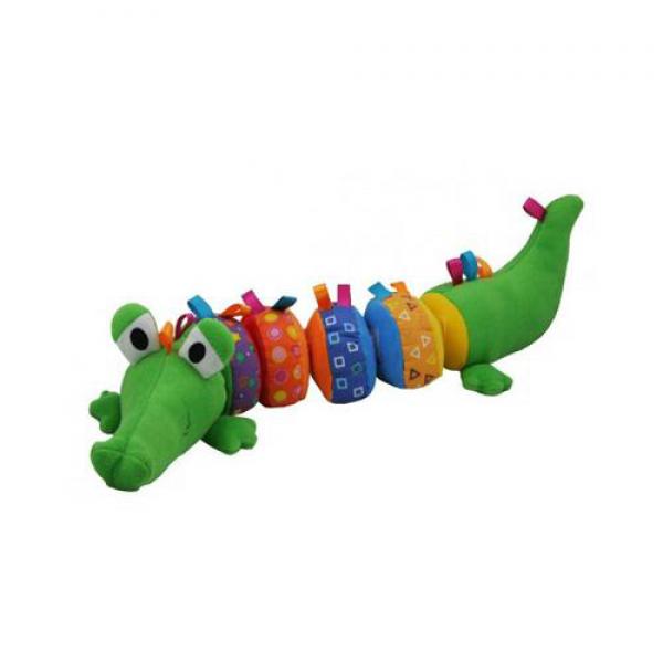 Baby mix 8273 plüss krokodil oktató játék