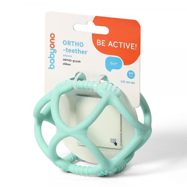 Babyono 489/01 Ortho gömb rágóka szilikon