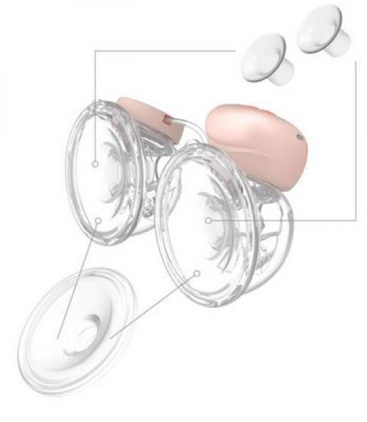 Babyono mellszívó alkatrész 1002 KIT II. tölcsér2db+szil.bet