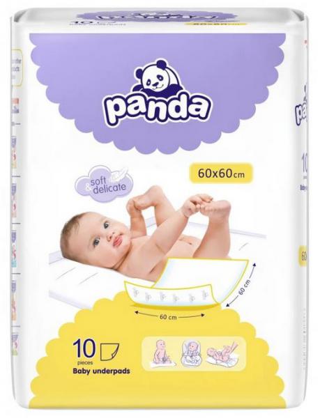 Bella Mamma pelenkázó alátét 60*60cm 10db/csomag Panda
