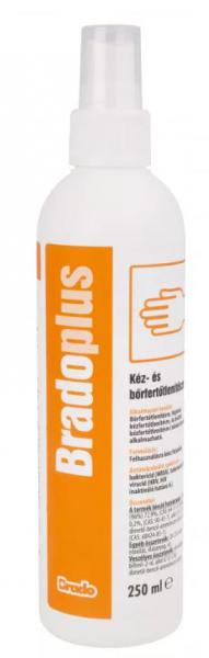Bradoplus kéz és bőr fertőtlenítőszer 250ml pumpás