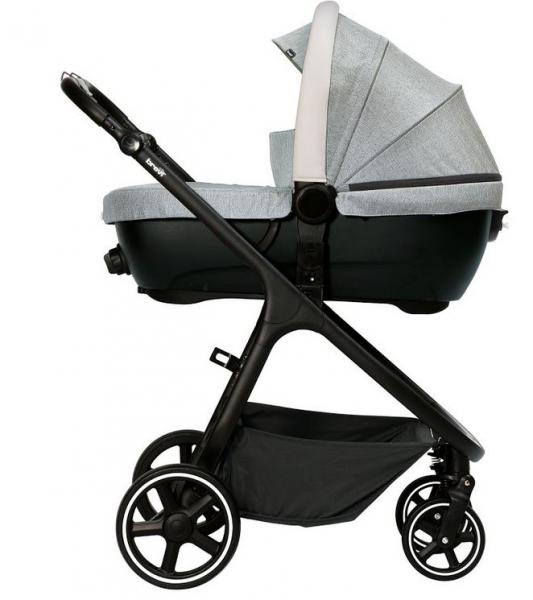 Brevi babakocsi Adon Trio Silver Grey  026 