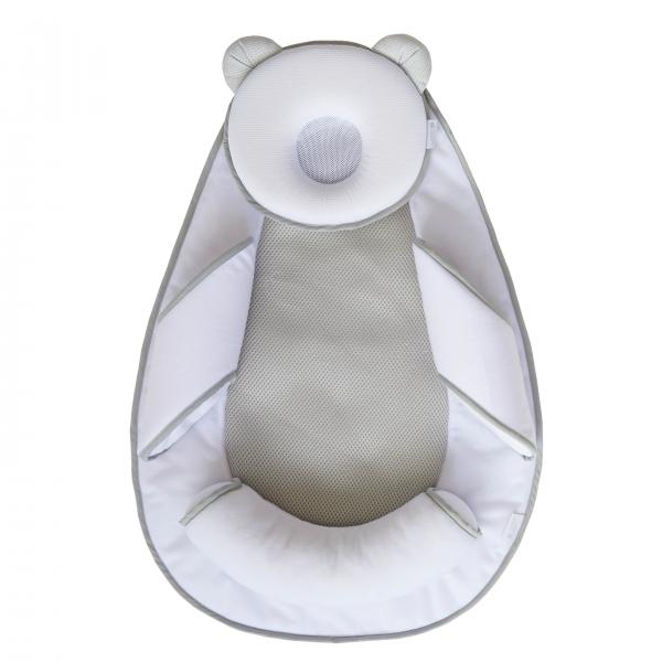 Candide 274690 babafészek Air+ 0-6hó Panda Pad szürke/fehér