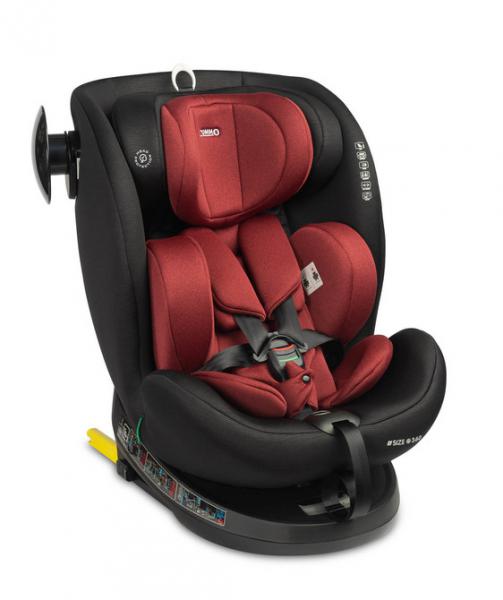 Caretero Commo burgundy I-sizeautósülés 40-150cm