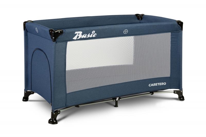 Caretero utazóágy fix Basic sötétkék TERO-3942